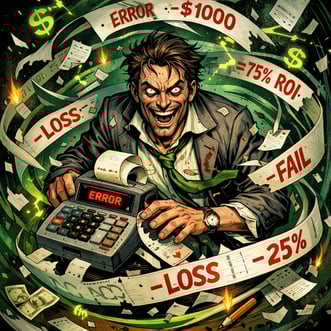 Haggard Accountant in ROI Calculation Chaos